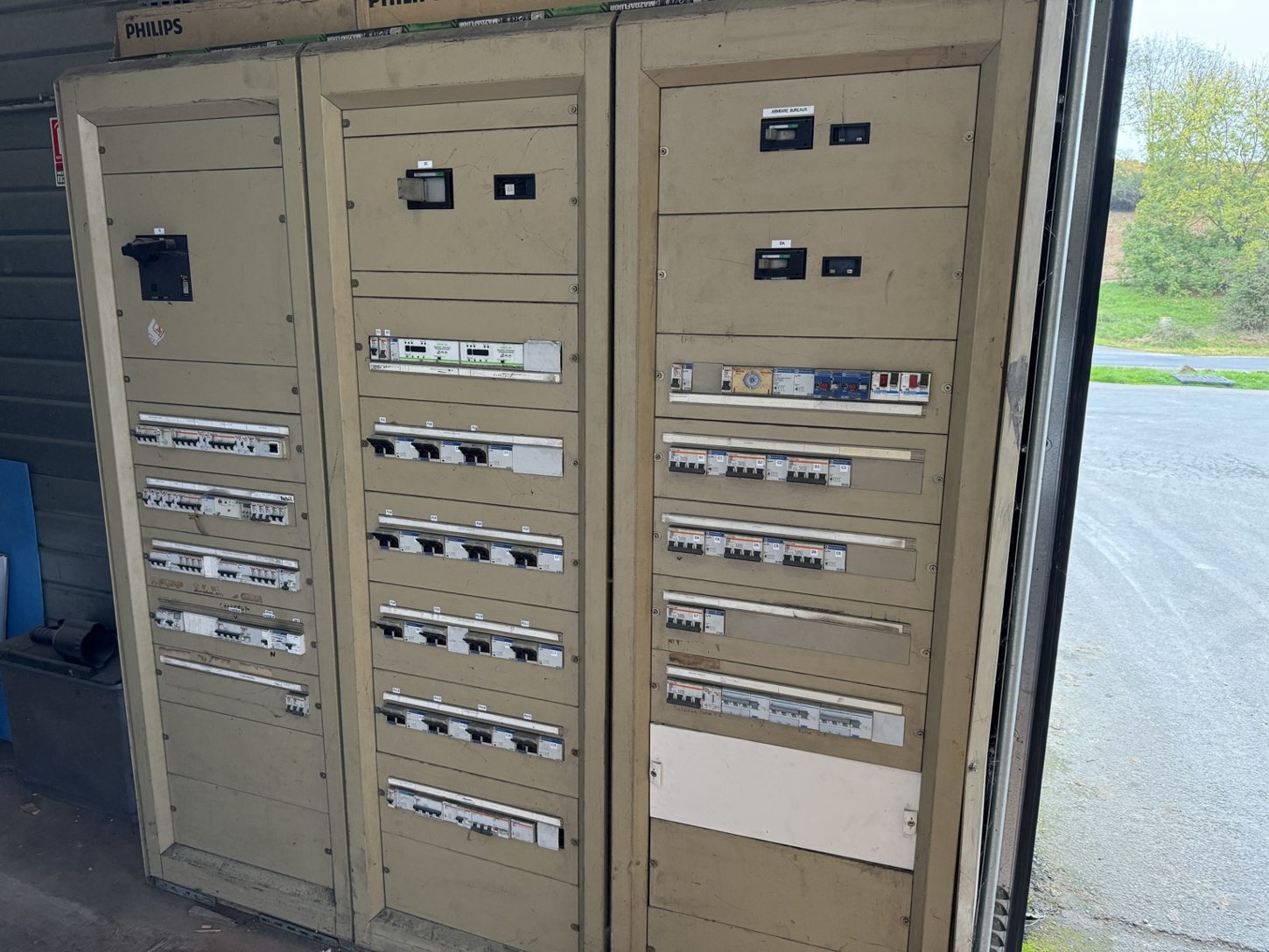 Rénovation de TGBT — avant travaux